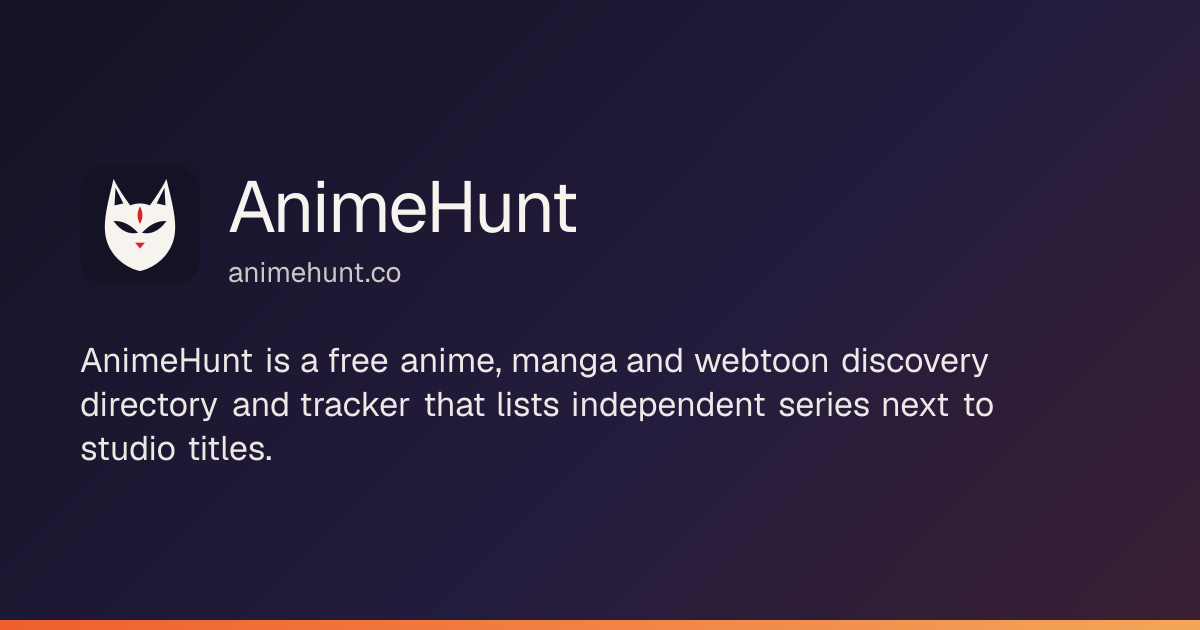 Anime: top rated, airing now and what to watch next · AnimeHunt